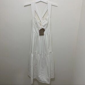 Anthropologie Forever That Girl Denim Sweetheart Dress XXS